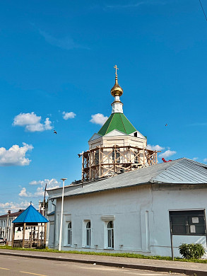 На храме Архангела Михаила в Гавриловом Посаде установили купол